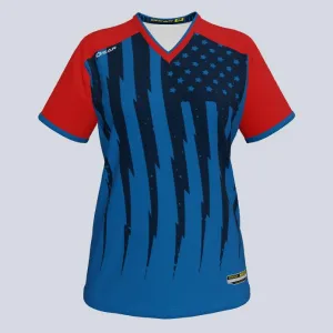 Ladies Freedom Custom USA Jersey