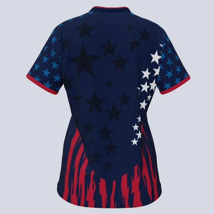 Ladies Pride Custom USA Jersey