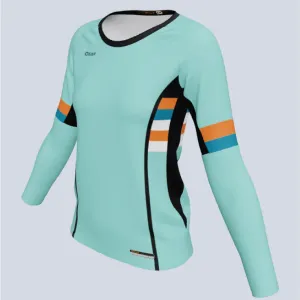 Ladies ProCut LS Custom Carbon Jersey