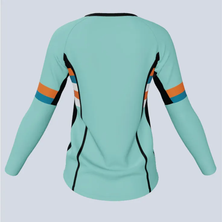 Ladies ProCut LS Custom Carbon Jersey