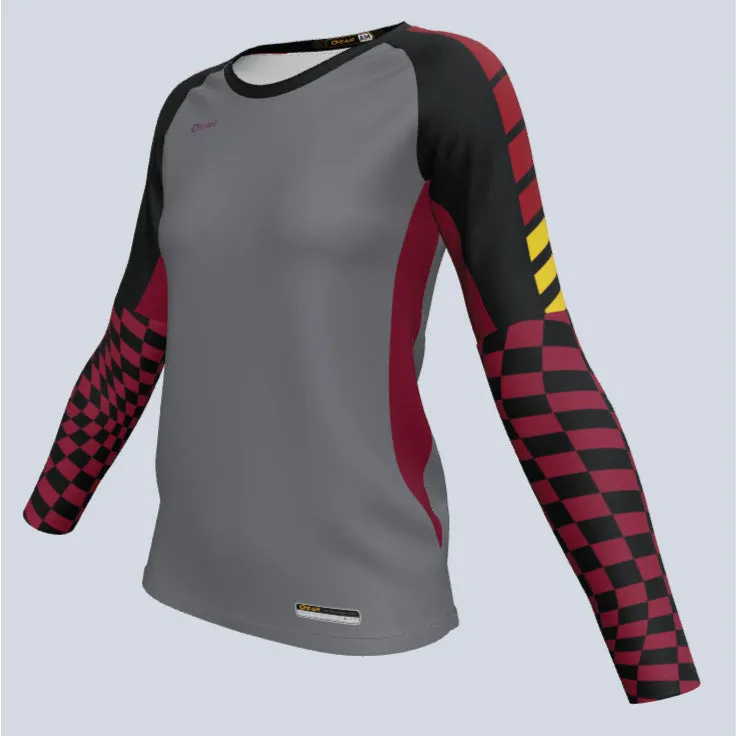 Ladies ProCut LS Custom Chevron-Edge Jersey