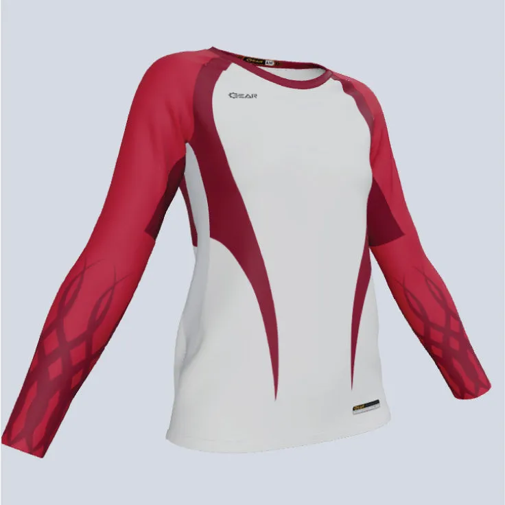 Ladies ProCut LS Custom Top Wave Jersey