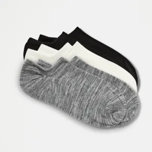 Lamington Adult Merino Sneaker Socks 2 Pack - Grey