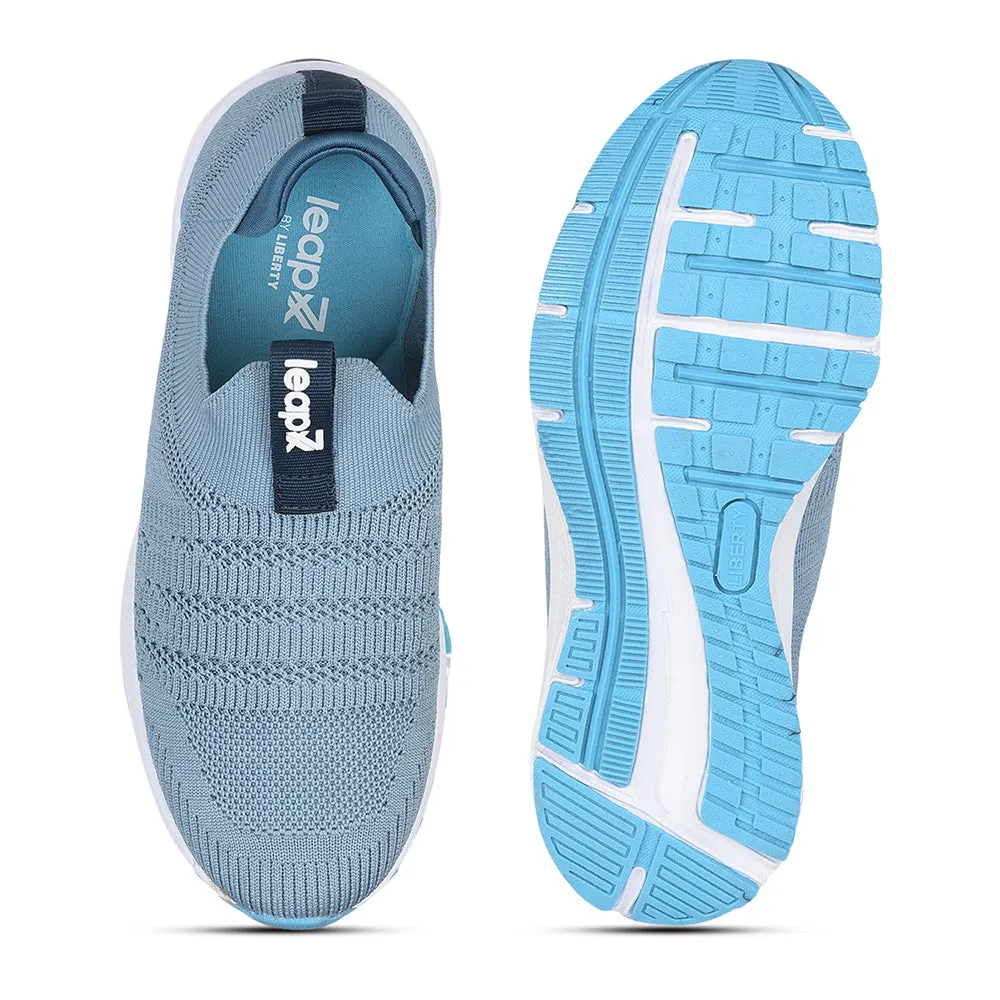 Leap7x Non Lacing Sports Shoes For Ladies (S.Blue) PERTH-10 By Liberty