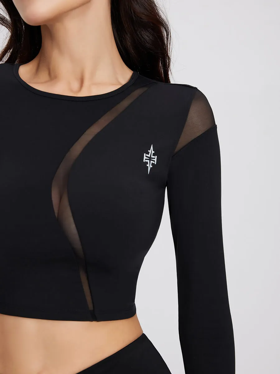 Long-Sleeve Comfortable Sports Bra