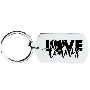 Love Tennis Keychain