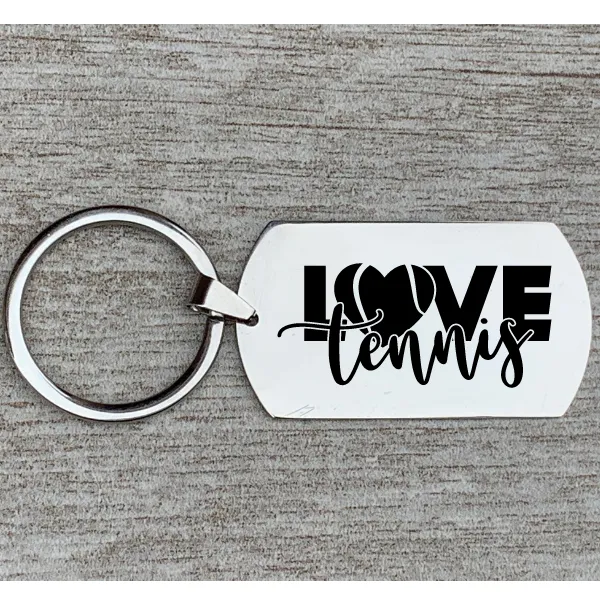 Love Tennis Keychain