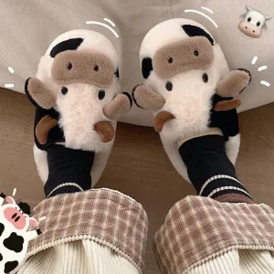 LovelyRLovely Animal Soft Fluffy Winter Slippers