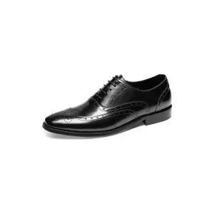 Luxe Leather Brogue Dress Shoes