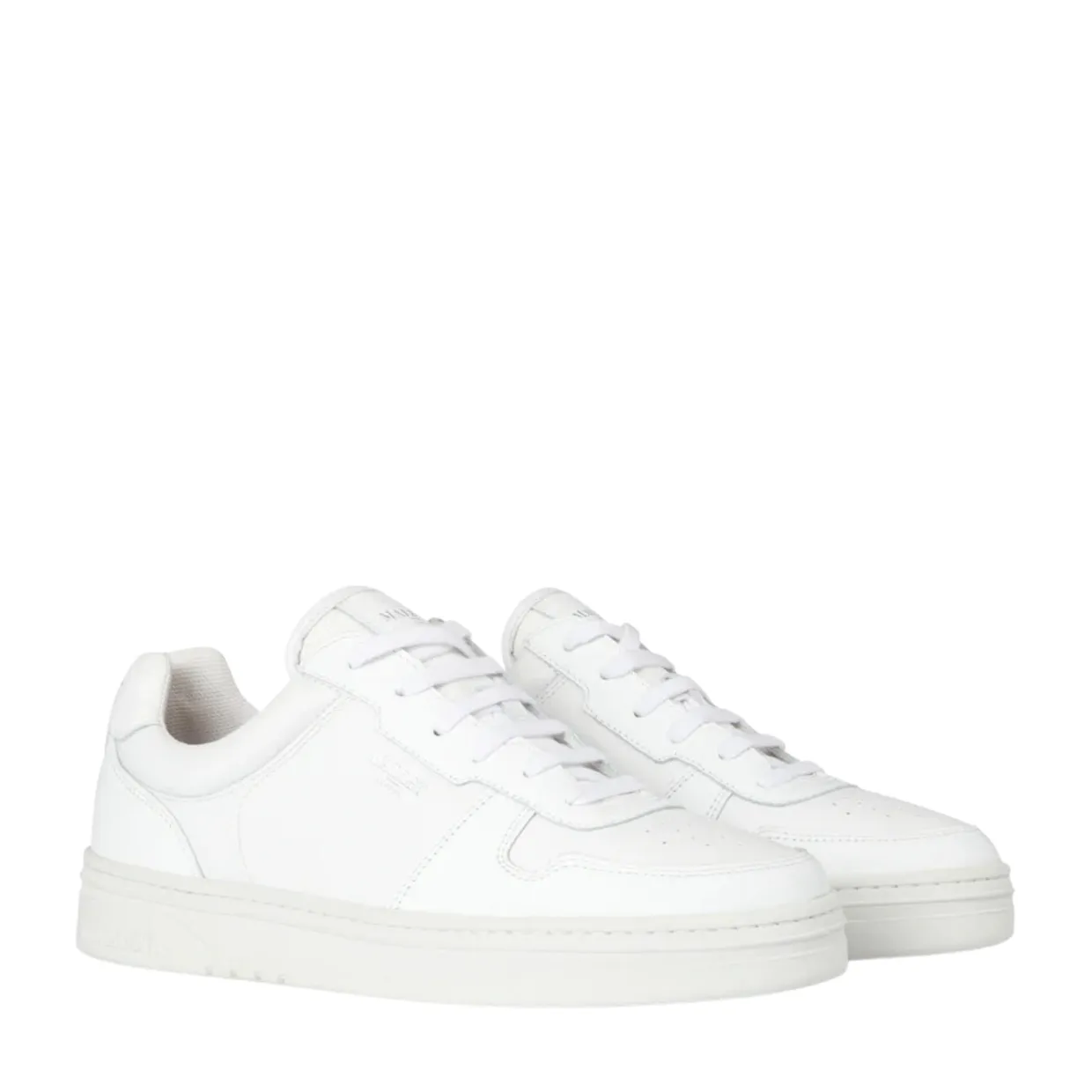 Mallet White Bentham Court Trainers