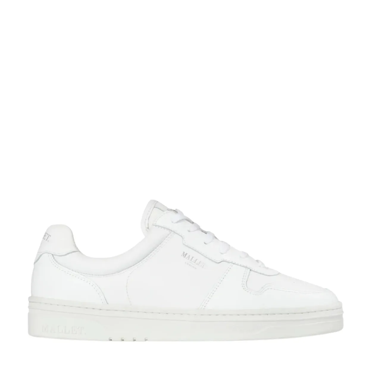 Mallet White Bentham Court Trainers