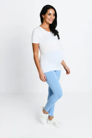 Maternity Everyday Leggings - Powder Blue