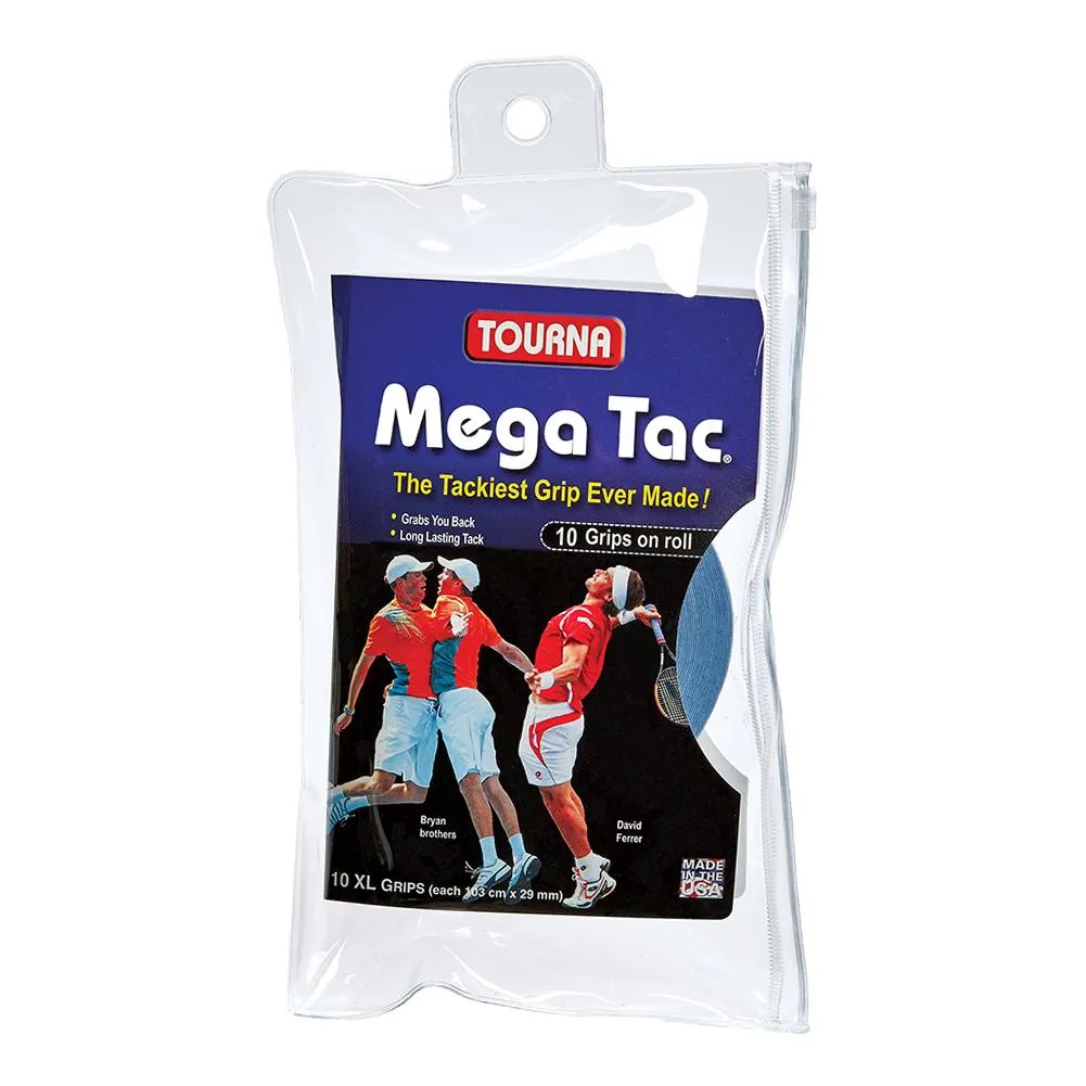 Mega Tac 10 Pack Tennis Overgrip