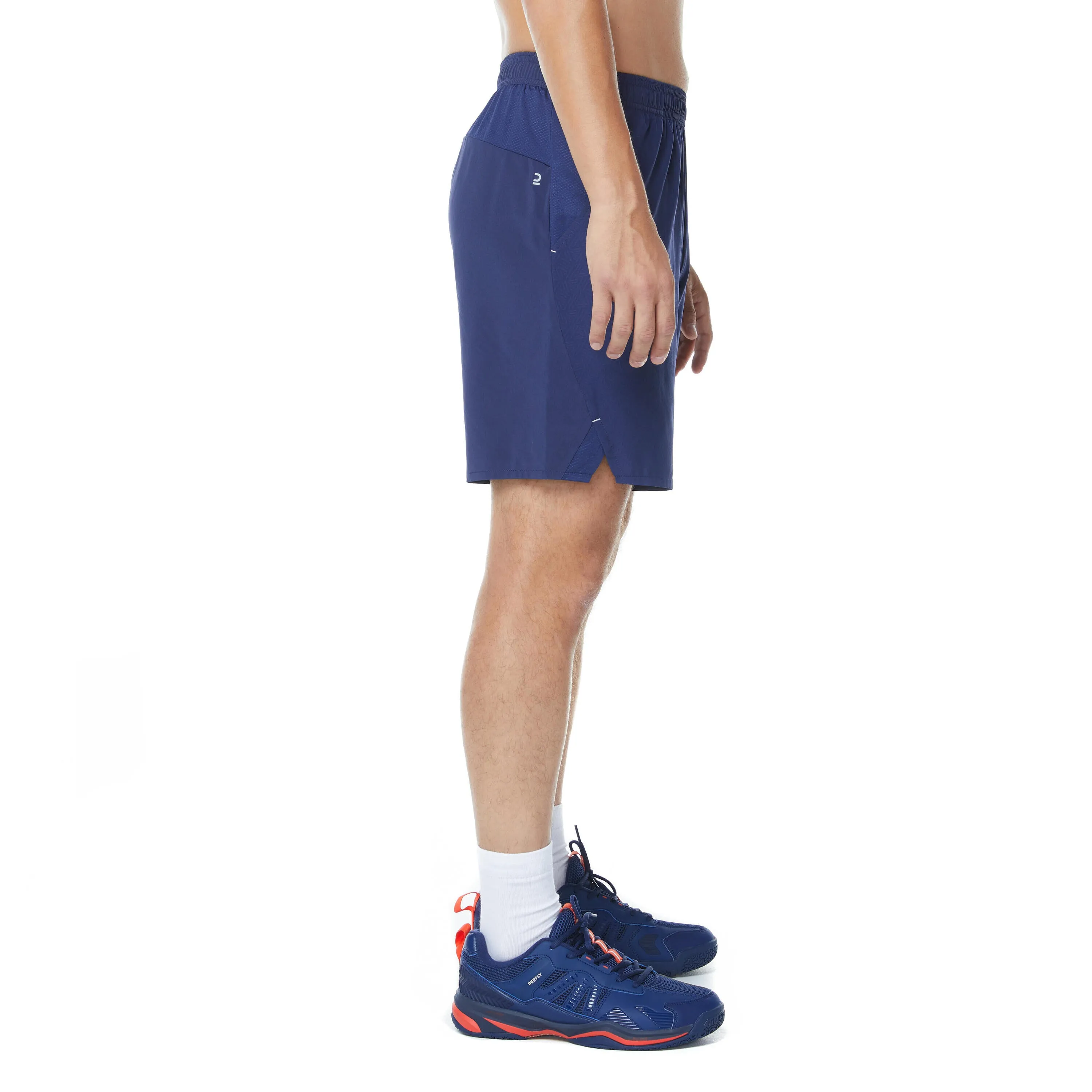 Men's badminton shorts - 560 dark blue PERFLY, space blue