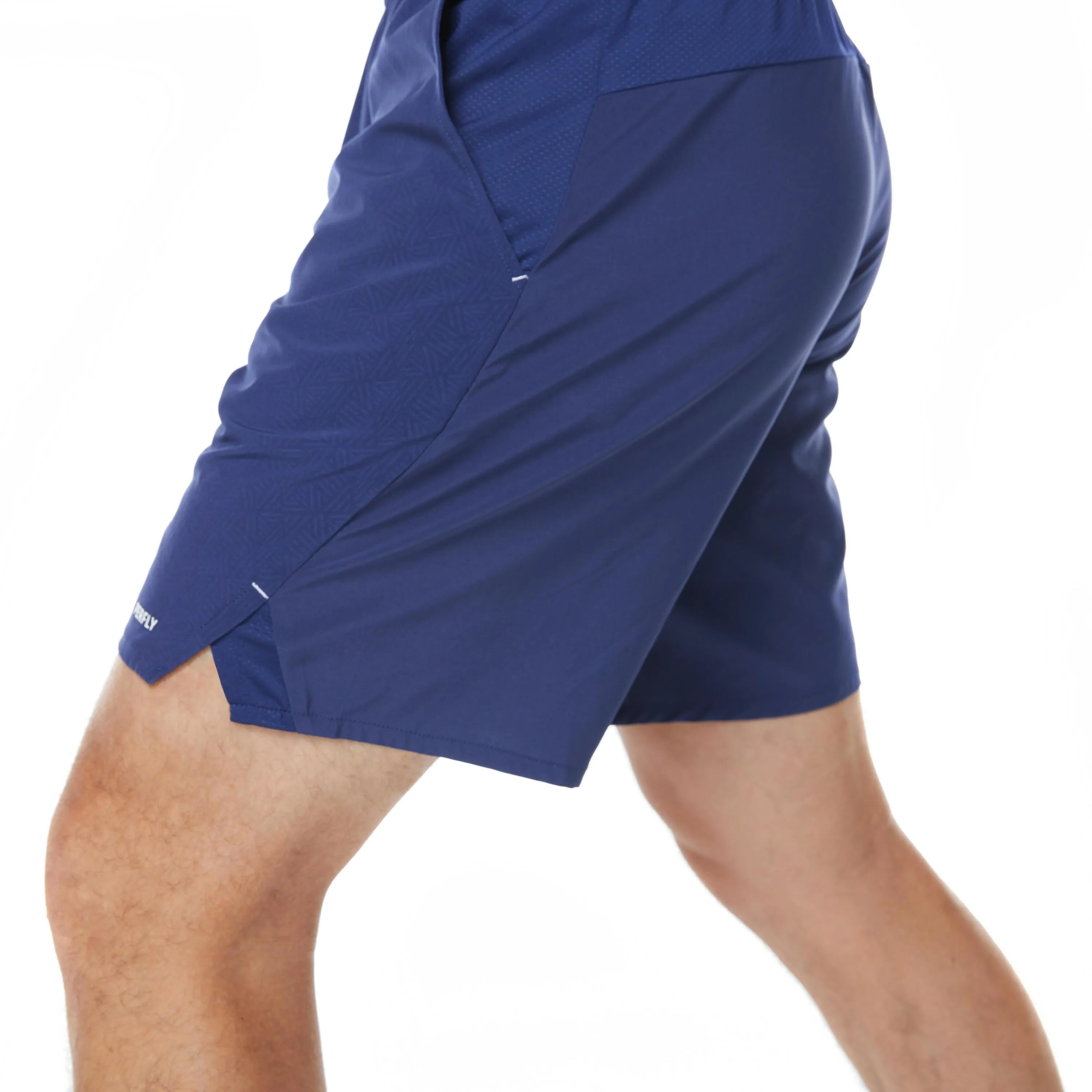 Men's badminton shorts - 560 dark blue PERFLY, space blue