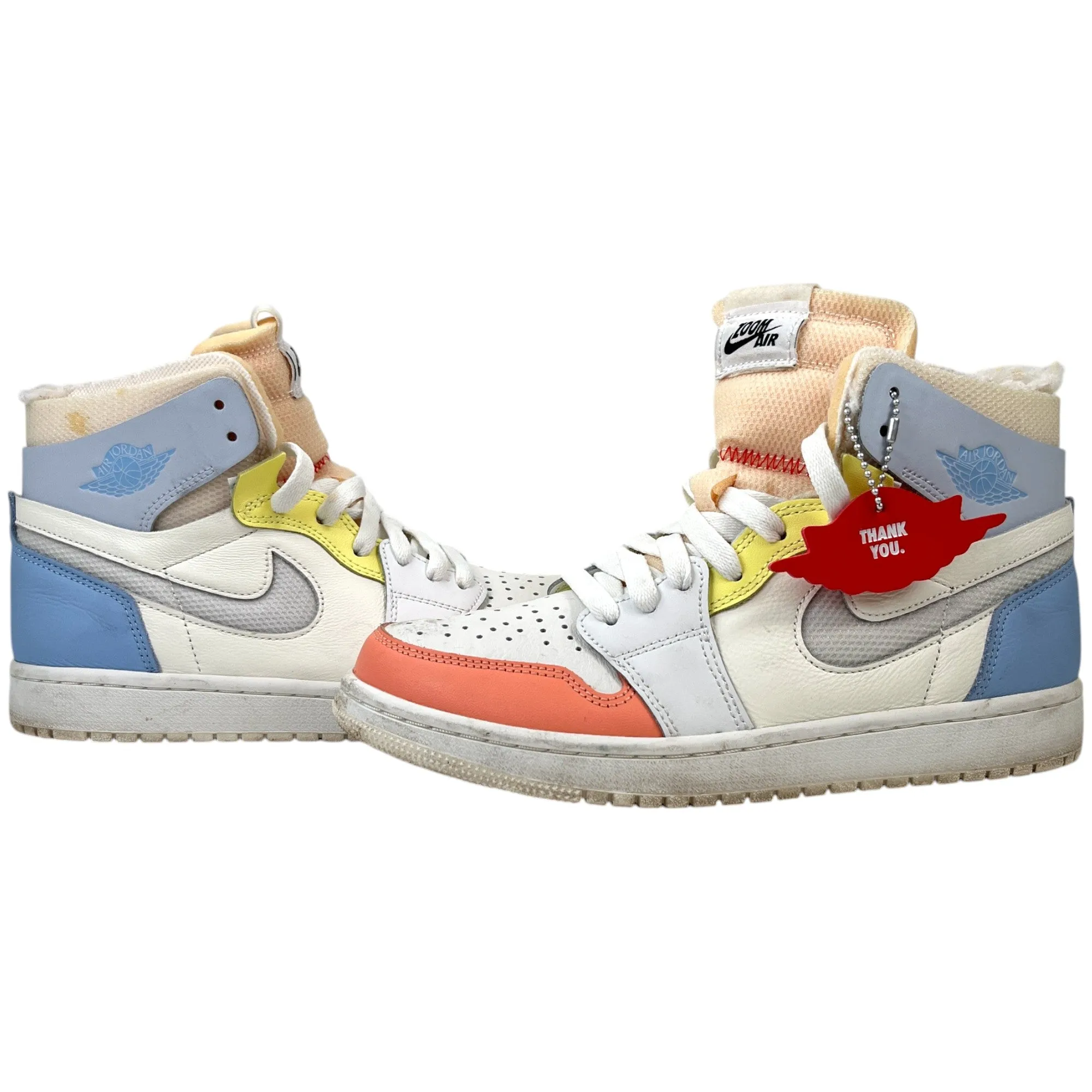 Men's Jordan 1 High Zoom Air Cmft To Be My First Coach High Trainers White Size EU 40 / UK 6