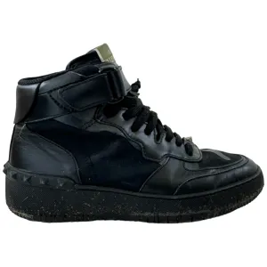 Men's Rockstud Camouflage High Trainers Black Size EU 40 / UK 6