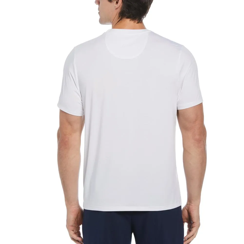 Men's Short Sleeve Performance Graphic Tennis Top Bright White