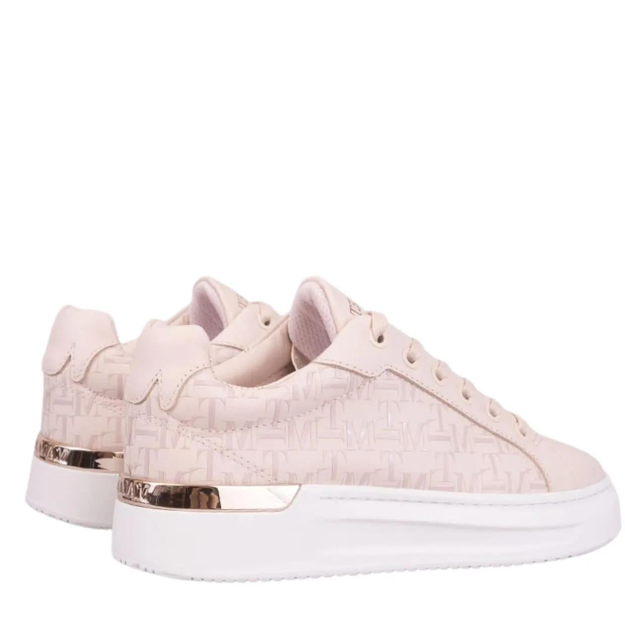 Miss Mallet GRFTR Grid Mono Blossom Trainers