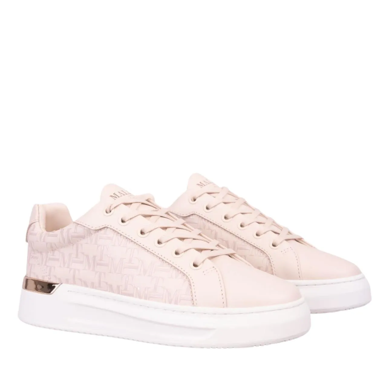 Miss Mallet GRFTR Grid Mono Blossom Trainers