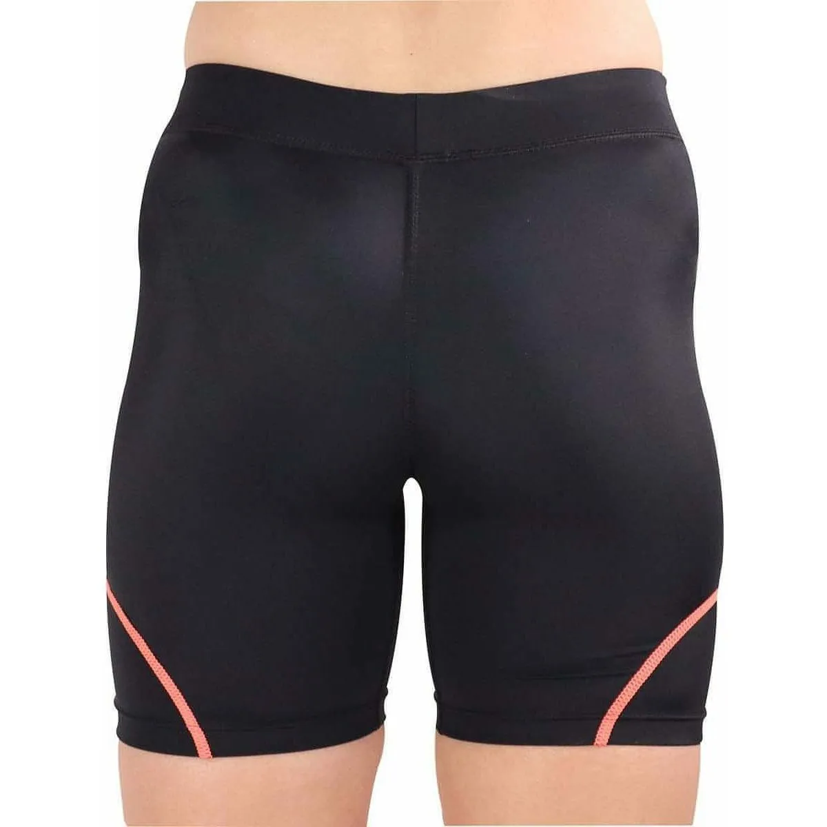 More Mile Compression Womens Short Running Tights - Black