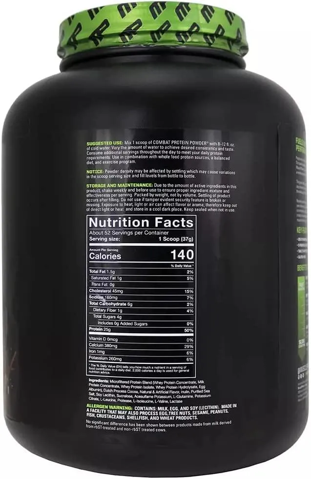 MusclePharm Combat Protein Powder 4lb