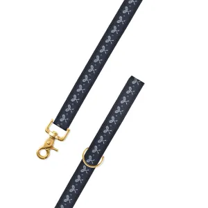 Navy Tennis Motif Dog Leash