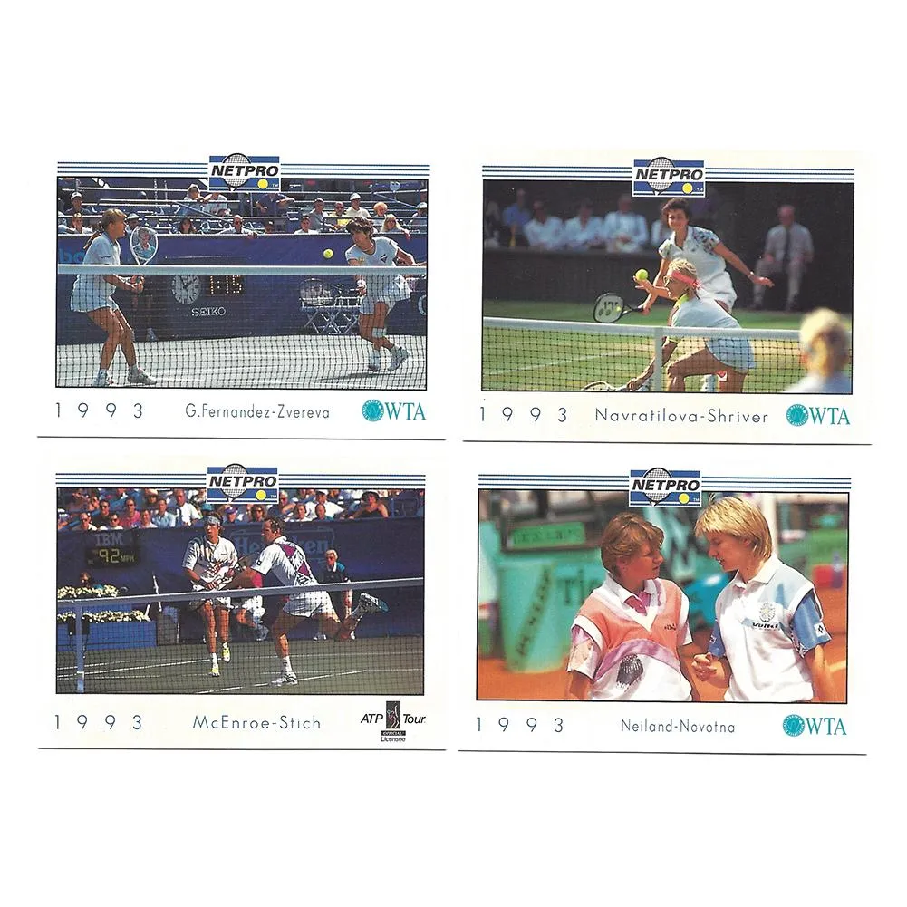 NETPRO Tour Star Tennis Collector Card Set 1993