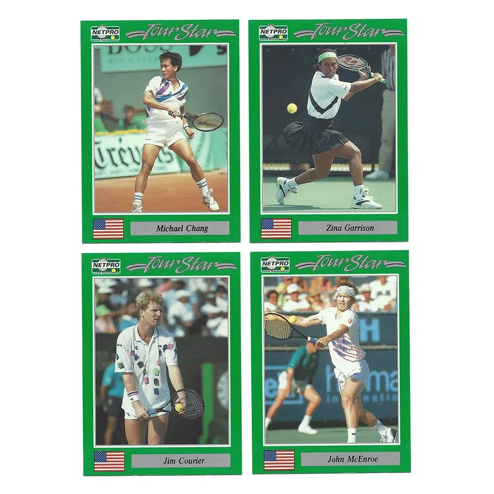 NETPRO Tour Stars Tennis Collector Card Set 1991