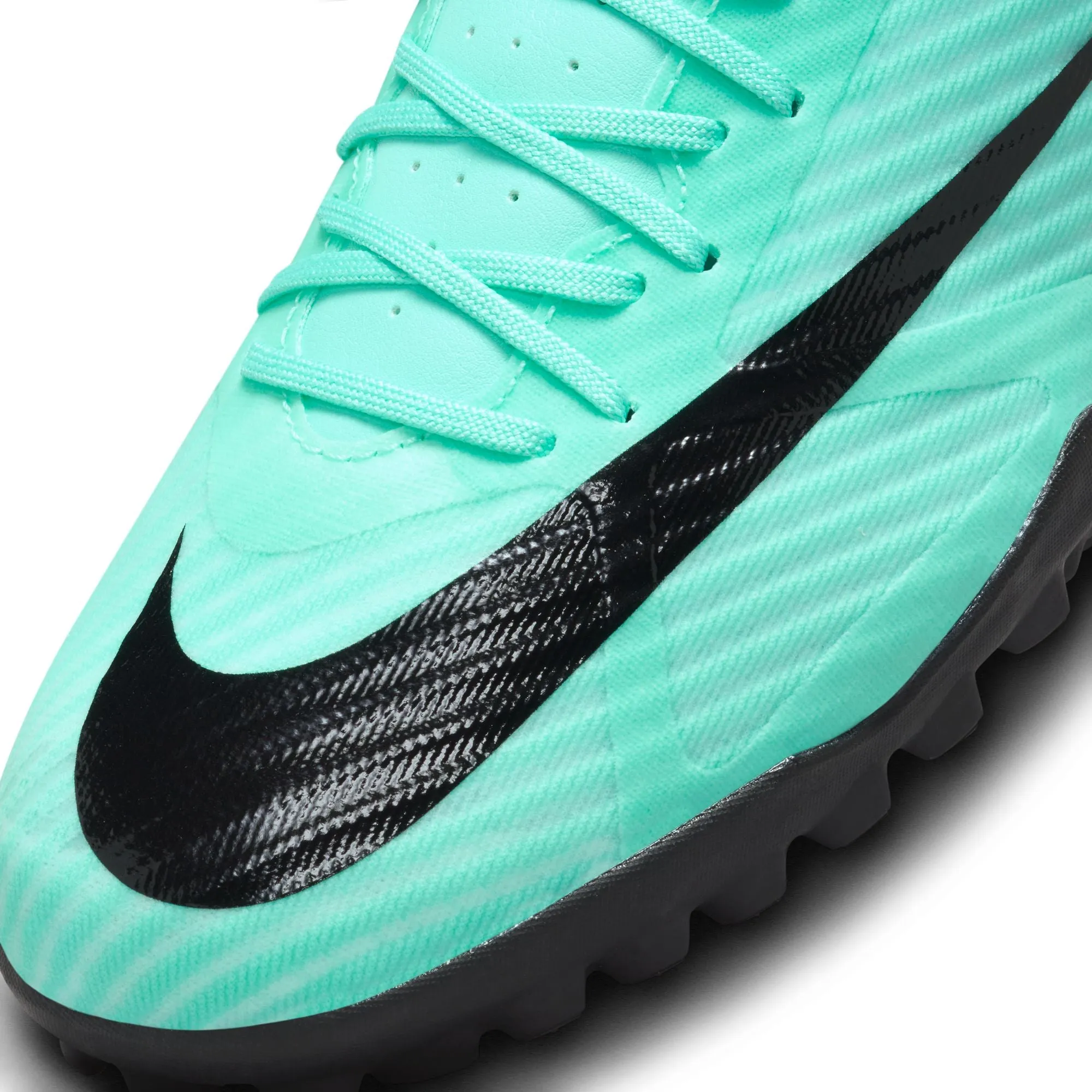 Nike Air Zoom Mercurial Vapor 15 Academy TF Turf Soccer Shoe - Hyper Turquoise/Fuchsia Dream/Black/White