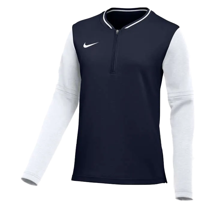 Nike Women's Dri-Fit Half Zip Coaches Top LS