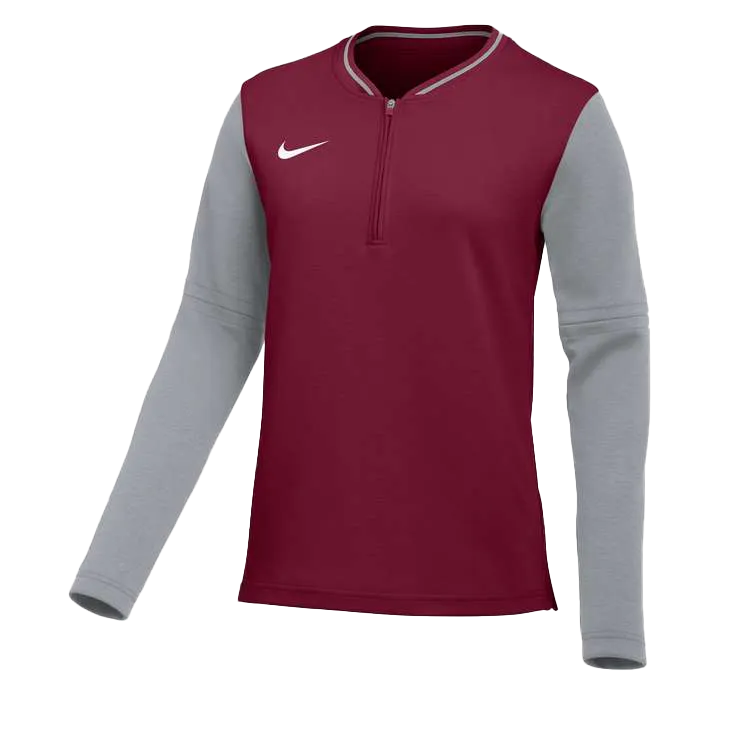 Nike Women's Dri-Fit Half Zip Coaches Top LS