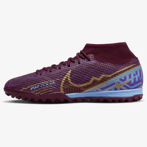 Nike Zoom Superfly 9 Academy KM Turf - Dark Beetroot-Gold