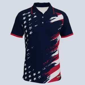 Old Glory Custom USA Polo