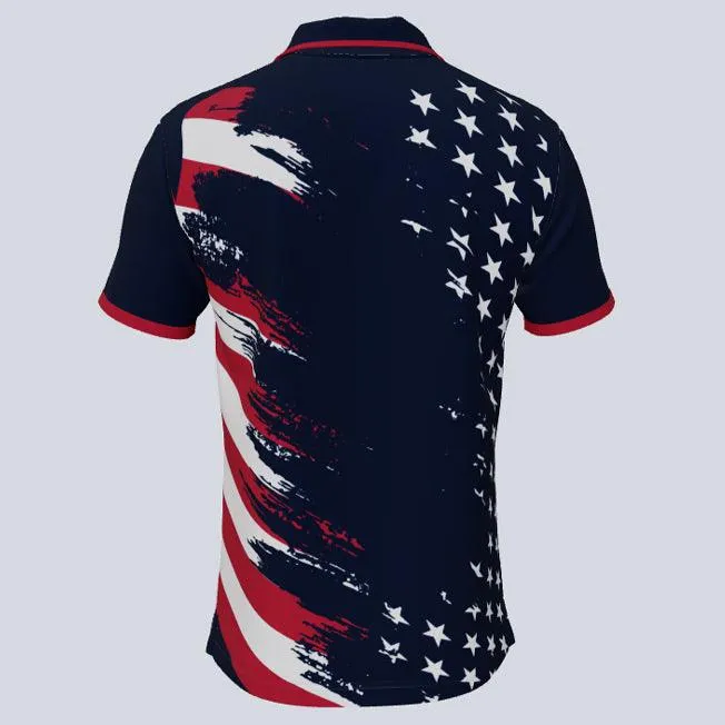 Old Glory Custom USA Polo