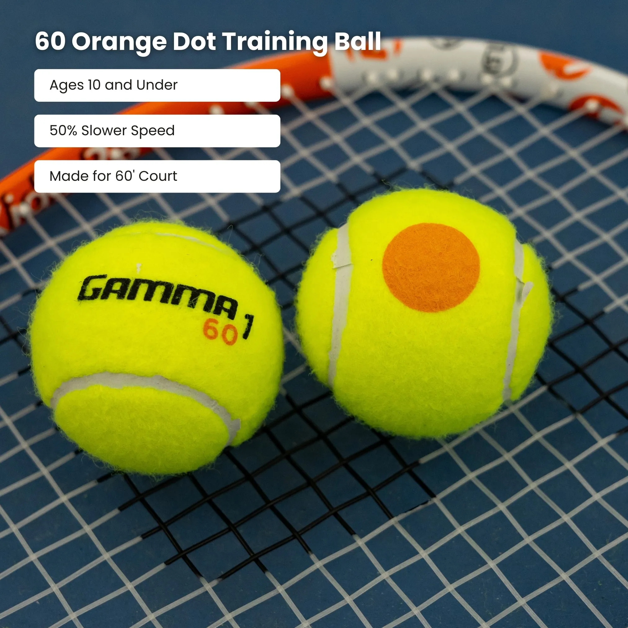 Orange Dot 60 Tennis Ball