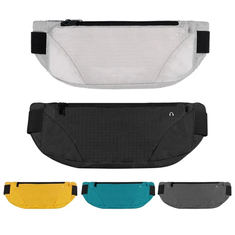 Outdoor Sports Running Ultra-light Large-capacity Close-fitting Phone Waist Bag(Silver)