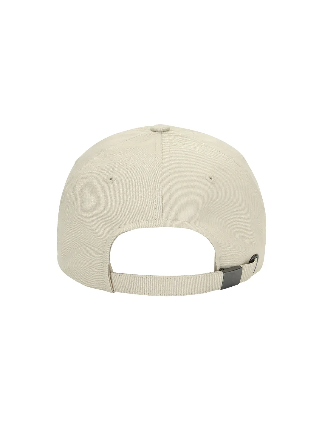 Preppy Unstructured Ball Cap- Beige