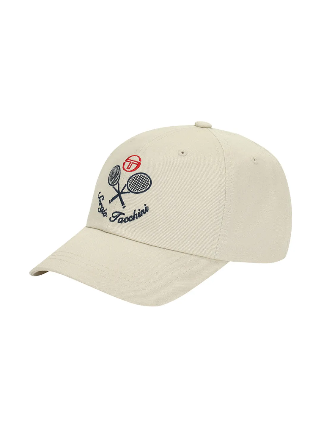 Preppy Unstructured Ball Cap- Beige