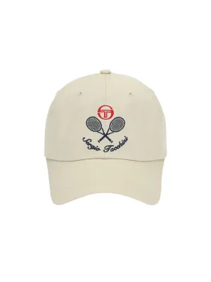 Preppy Unstructured Ball Cap- Beige