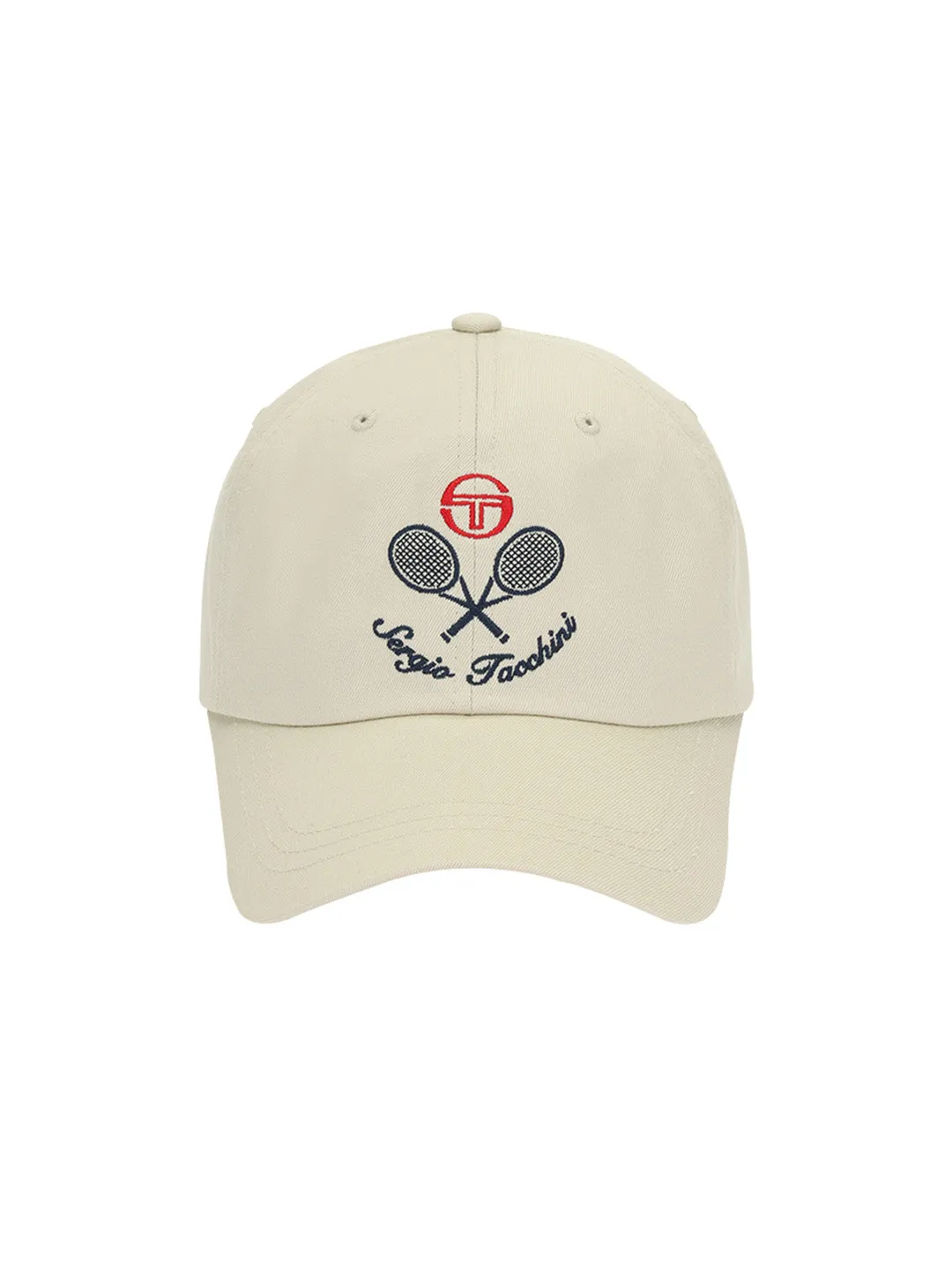 Preppy Unstructured Ball Cap- Beige