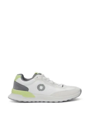 Prince Trainers White/Lima Ecoalf