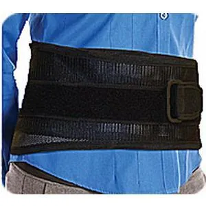 Pull-It Back & Abdominal Support, 32"-51", Black