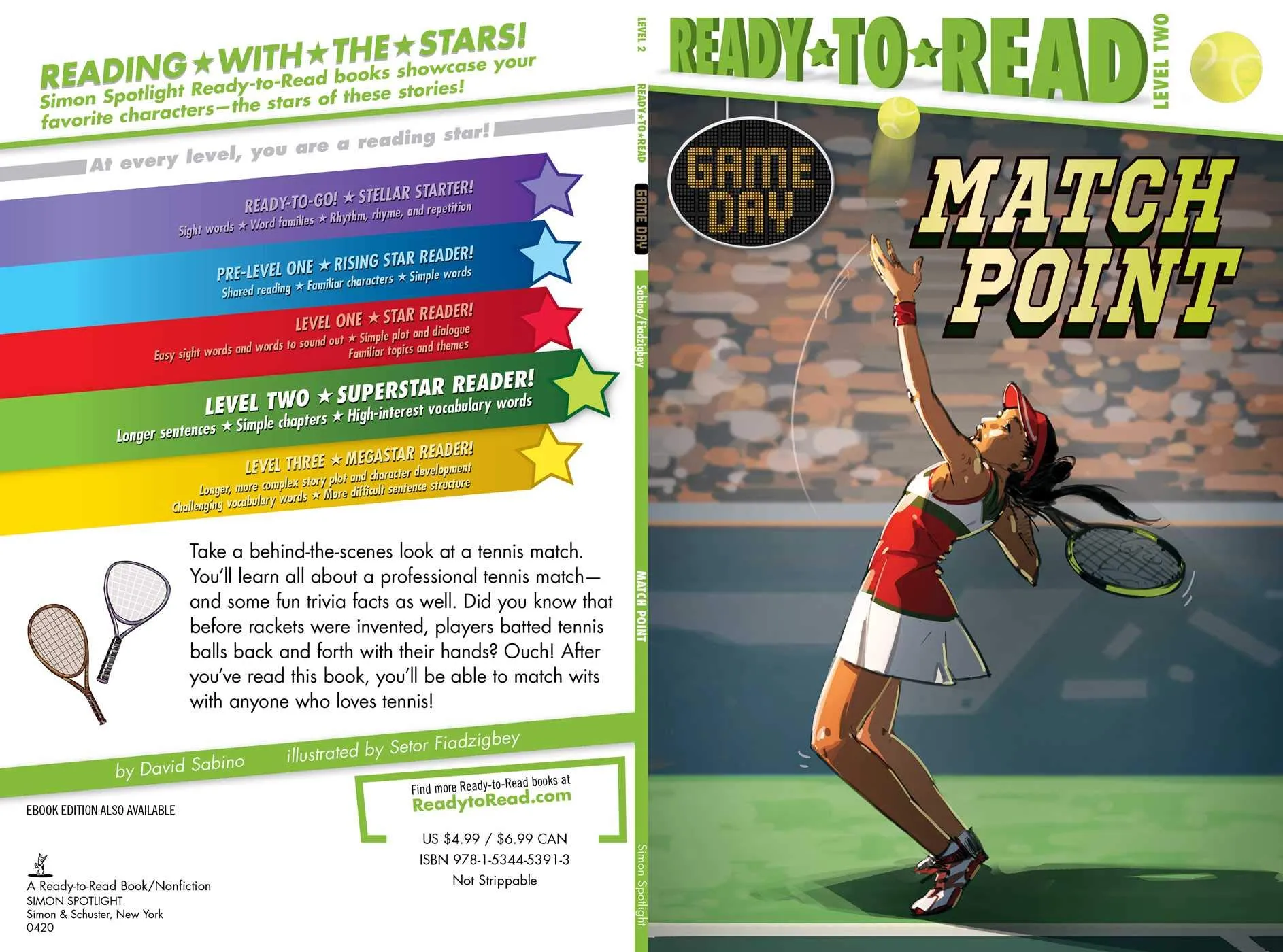 Ready to Read - Game Day Match Point - Level 2