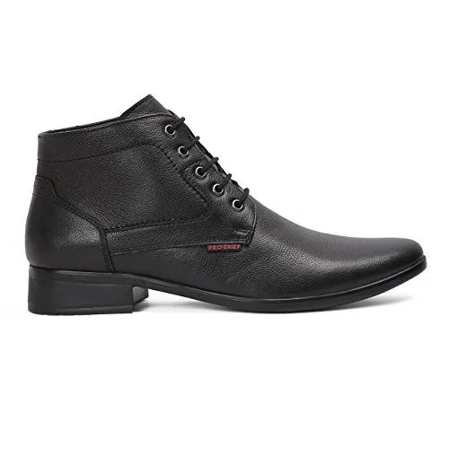 Red Chief Derby Lace Up | Men's Formal Shoes for Office | Black | PU Sole