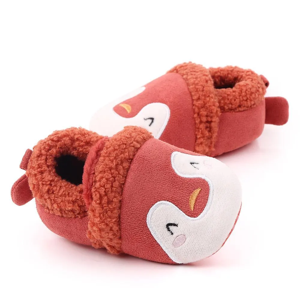 Red Penguin Baby Shoes