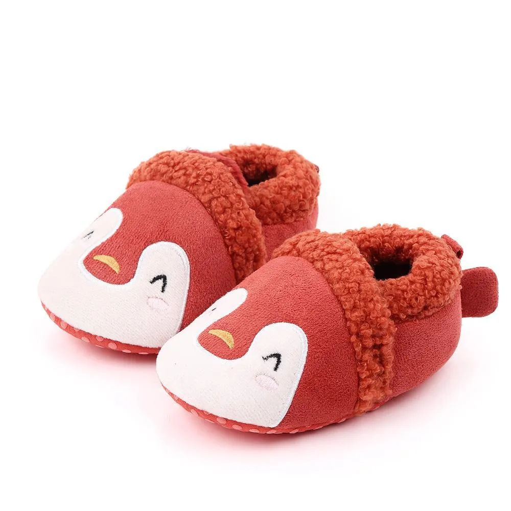 Red Penguin Baby Shoes