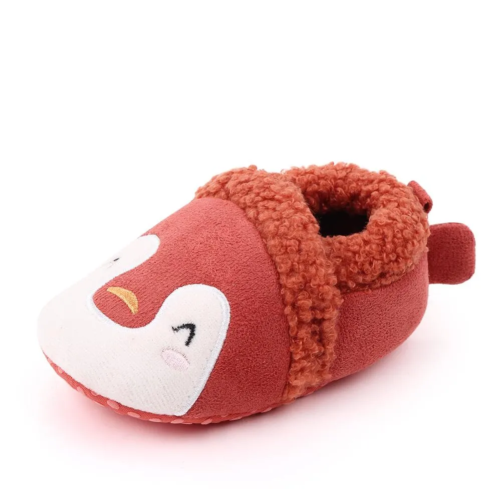 Red Penguin Baby Shoes