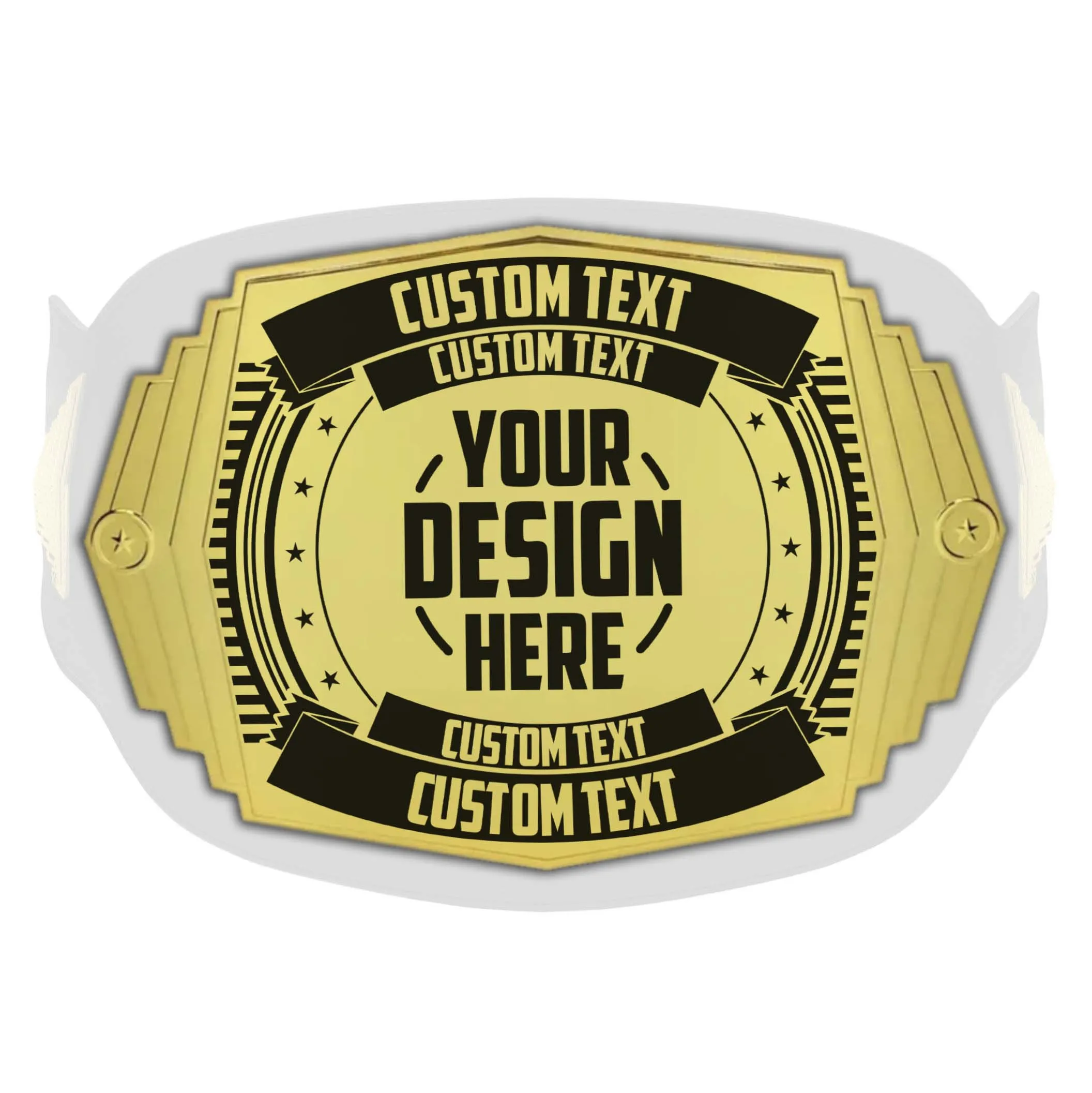 Replacement Front Plate for Custom 2lb Championship Belt - Youth Size Title Belt