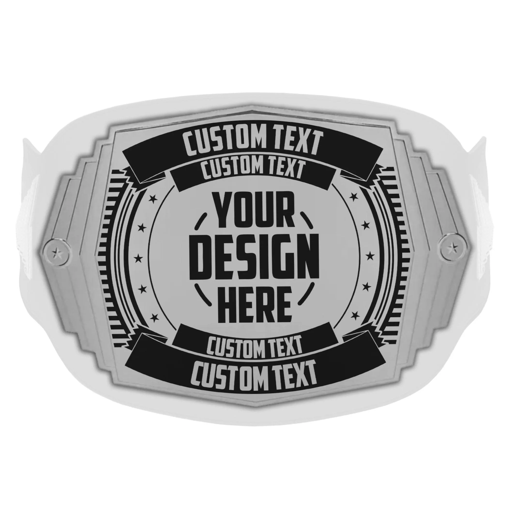 Replacement Front Plate for Custom 2lb Championship Belt - Youth Size Title Belt